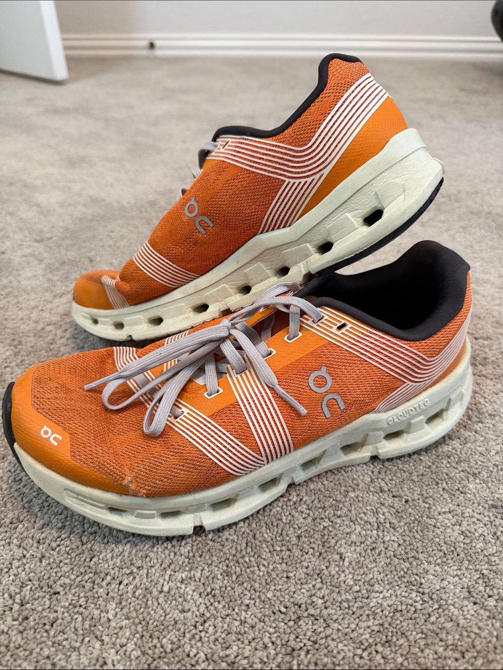 On Running Men's Cloudswift Orange Athletic Shoes